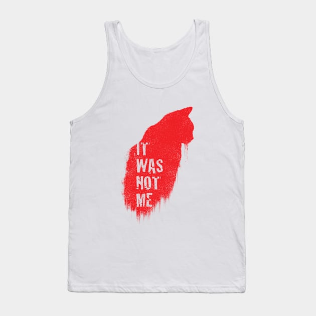 It Was Not Me Tank Top by opawapo